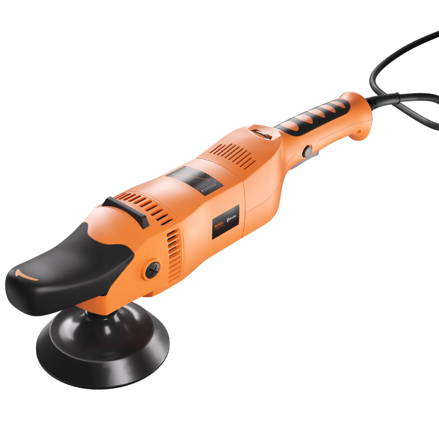 ADBL Rotary Polisher 1050W with soft start and flexible cable for professional automotive paint care