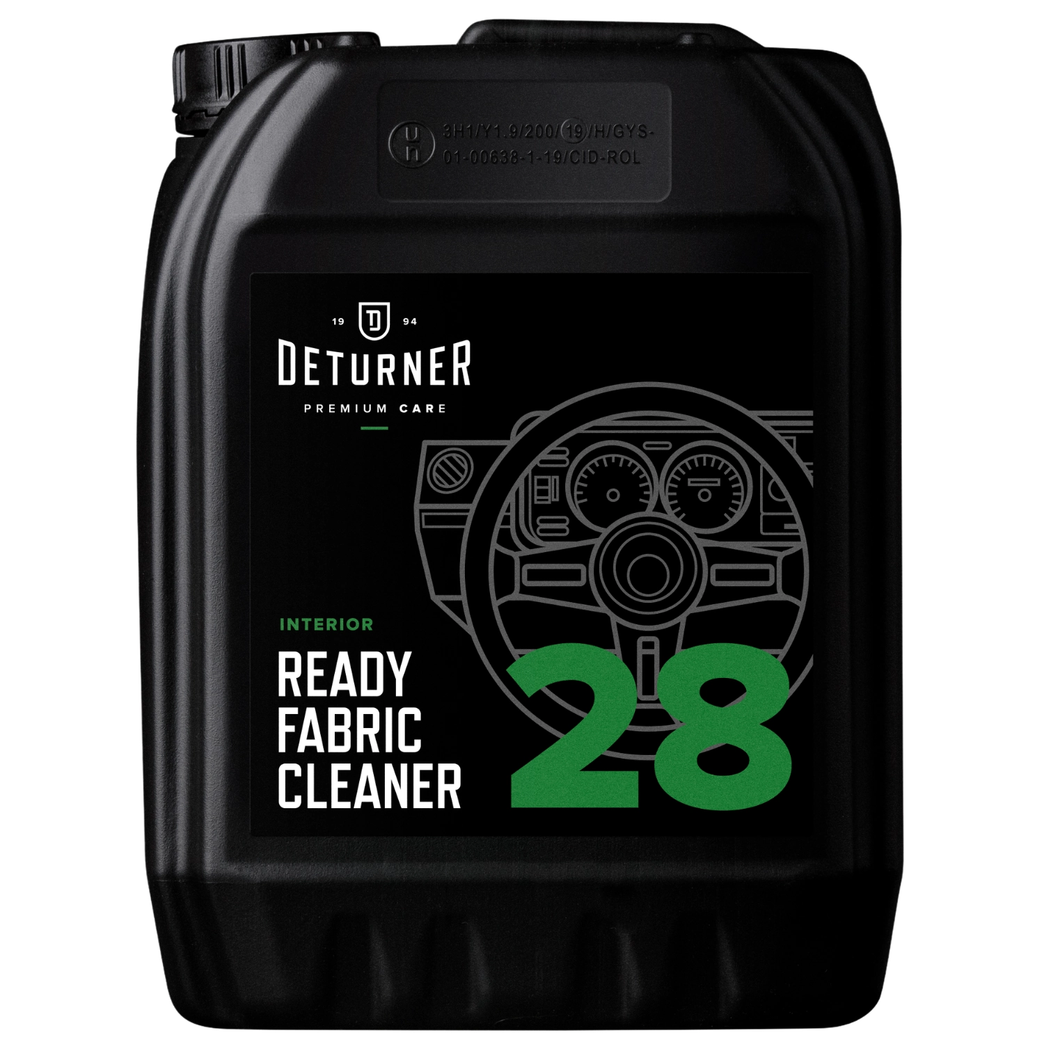 Deturner Ready Fabric Cleaner 5L tygrengöring för alcantara och velour i fordonsinredning