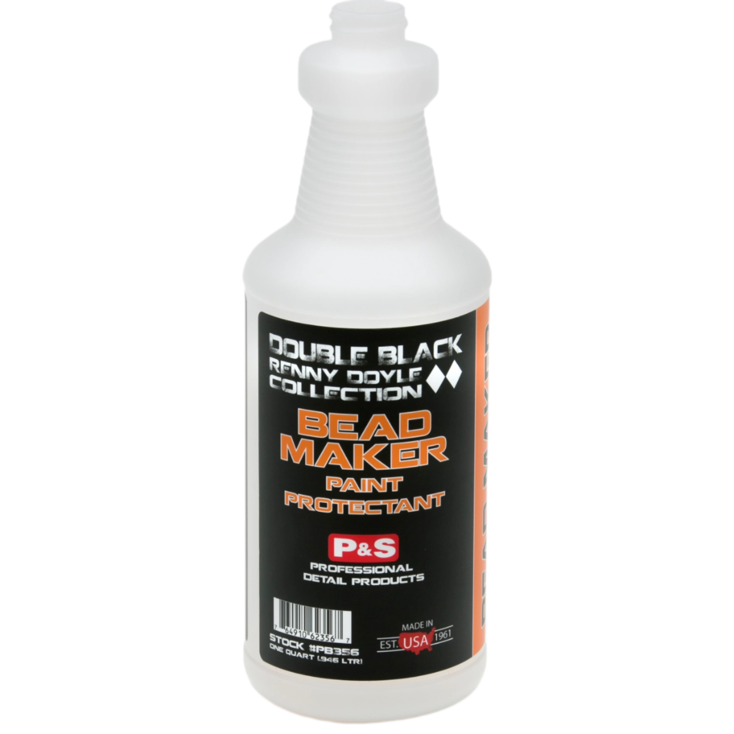 P&S Chemical-Resistant Spray Bottle 946ml in impact-resistant plastic for dispensing APC and degreasers