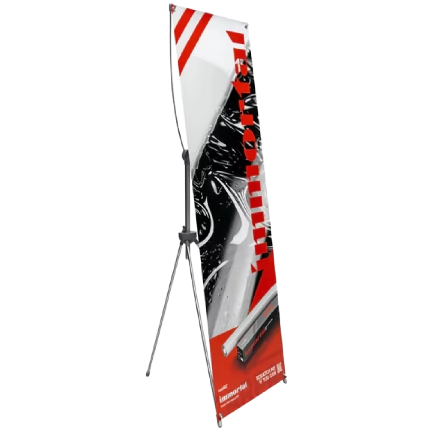 CARPRO Stand Banner 170x60 cm with durable rust-resistant construction for detailing workshops and trade shows