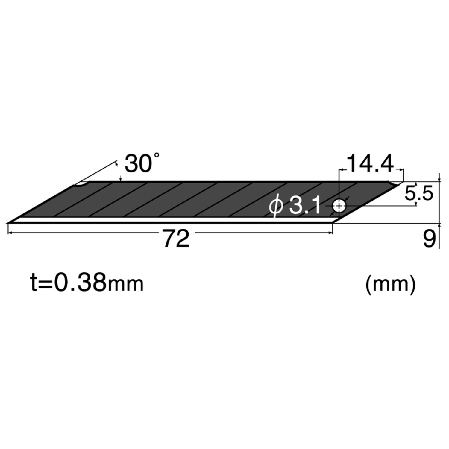 CARPRO Precision Blades stainless steel 10-pack with black finish for detailing and car care