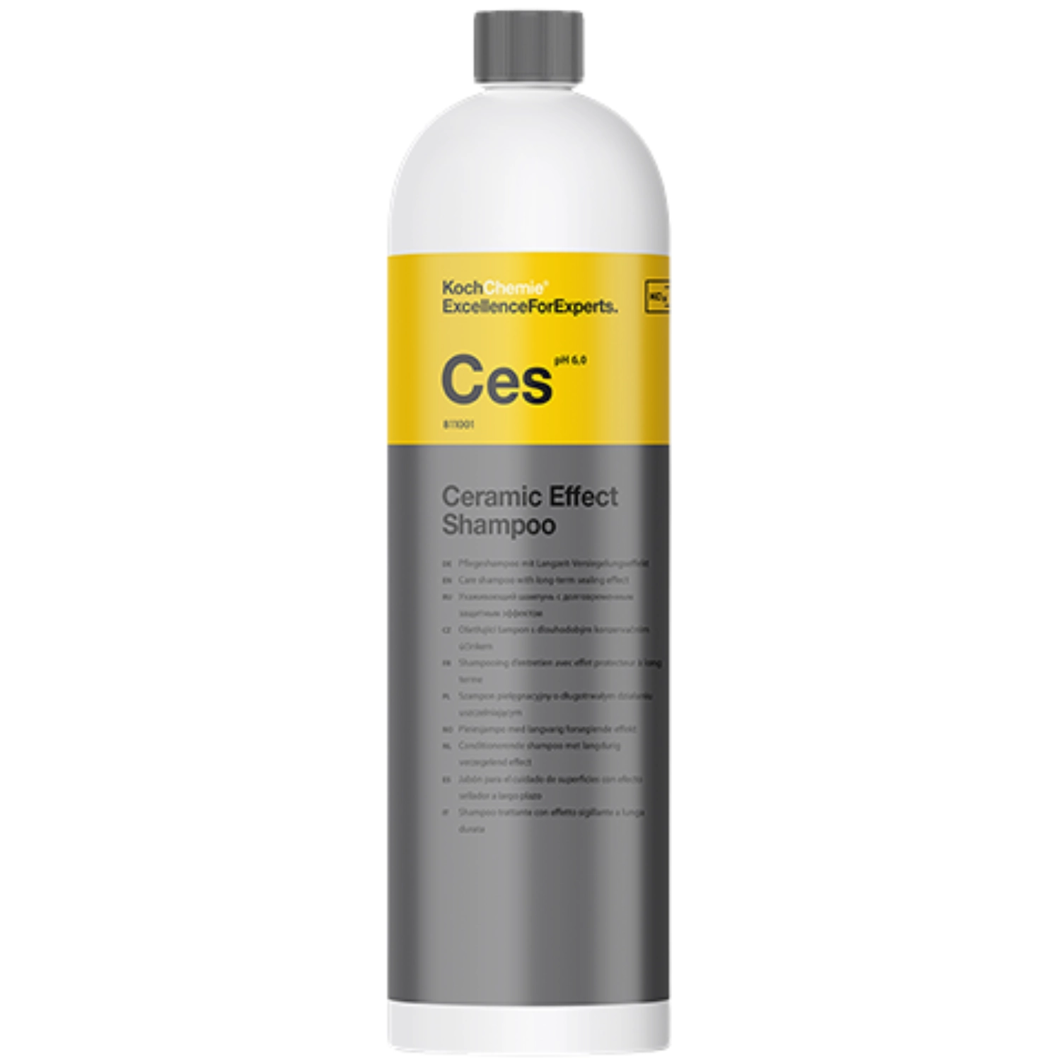 Koch Chemie CES Ceramic Effect Shampoo 1L bottle with hydrophobic Sealant effect for car care