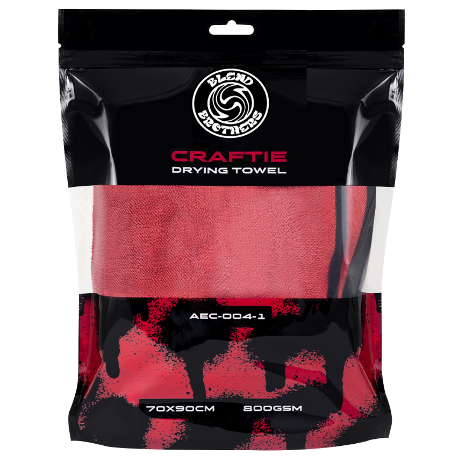 Microfibre towel 800 GSM by Blend Brothers, fast-drying and streak-free for car and motorcycle
