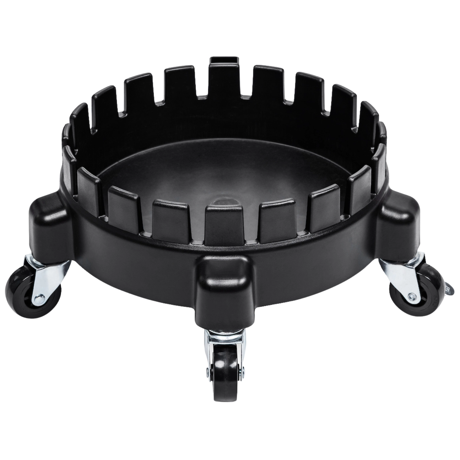 FX PROTECT Bucket Dolly black detailing trolley with 5 swivel wheels and locking brakes