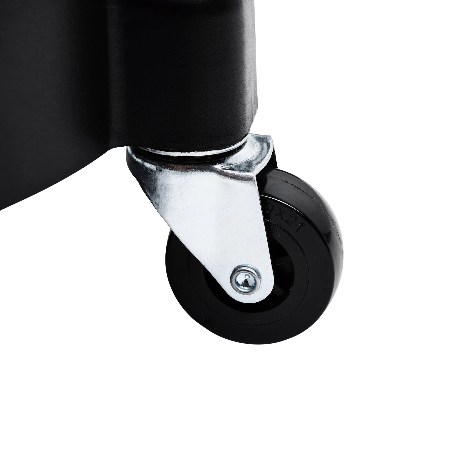 FX PROTECT Bucket Dolly black detailing trolley with 5 swivel wheels and locking brakes