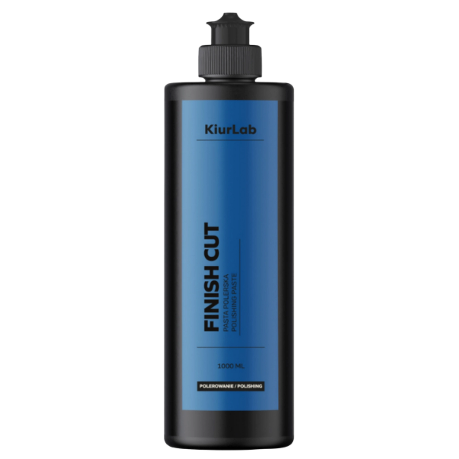 KiurLab Polish Finish Cut 1L blå finpolermedel för billack och swirl-borttagning