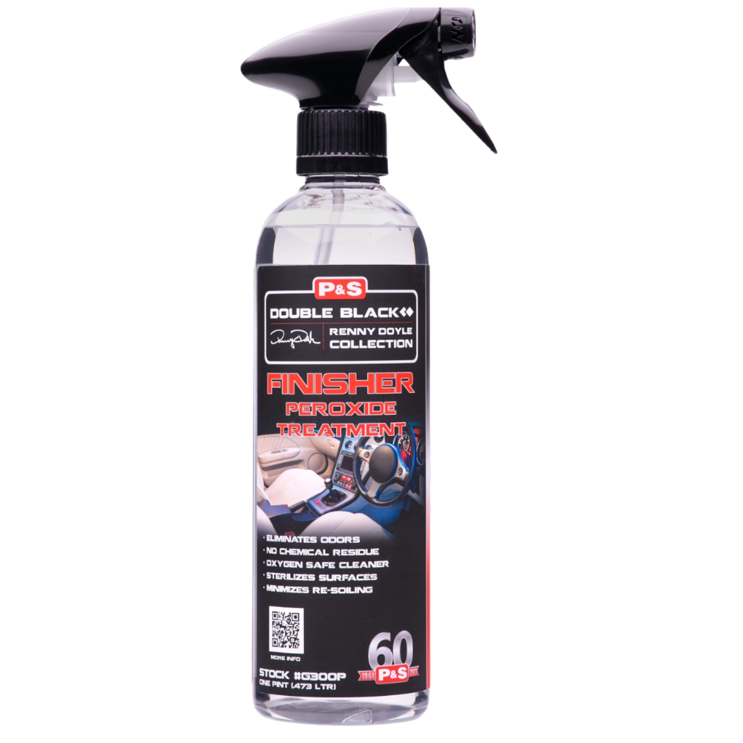 P&S Peroxide Interior Treatment 473ml bottle for odour and stain removal in vehicle interiors