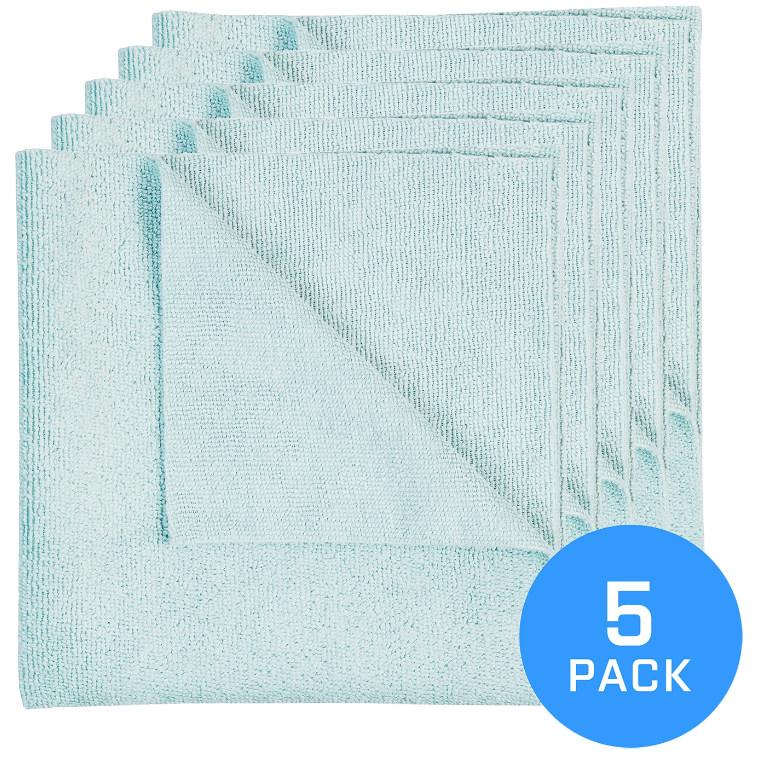 White microfibre towel 230 GSM with short pile and laser-cut edges, 40x40 cm, FX PROTECT Frost White