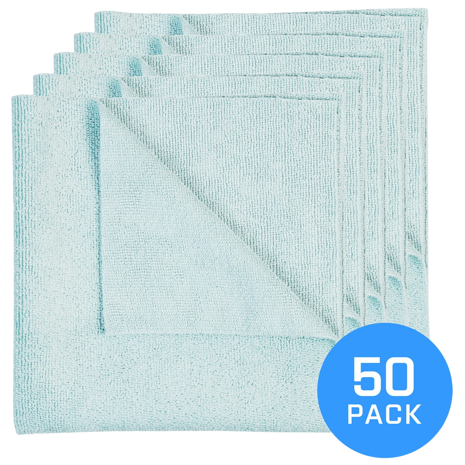 Vit FX PROTECT Mikrofiberduk Frost White 40x40 cm med kort lugg för diagnostisk ytkontroll
