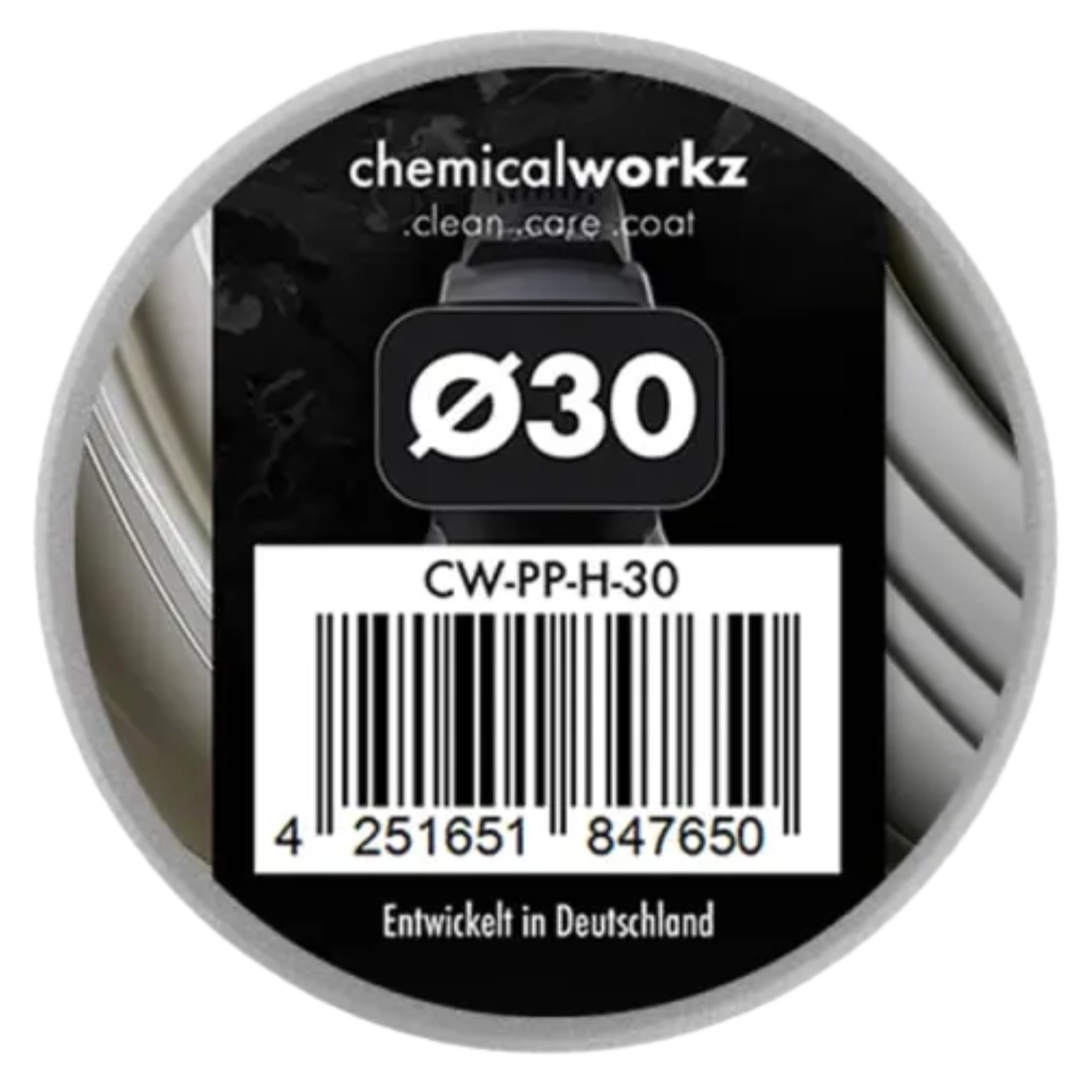 ChemicalWorkz Polerpad Heavy Cutting 30mm hård foam-pad för aggressiv grovpolering och defektborttagning