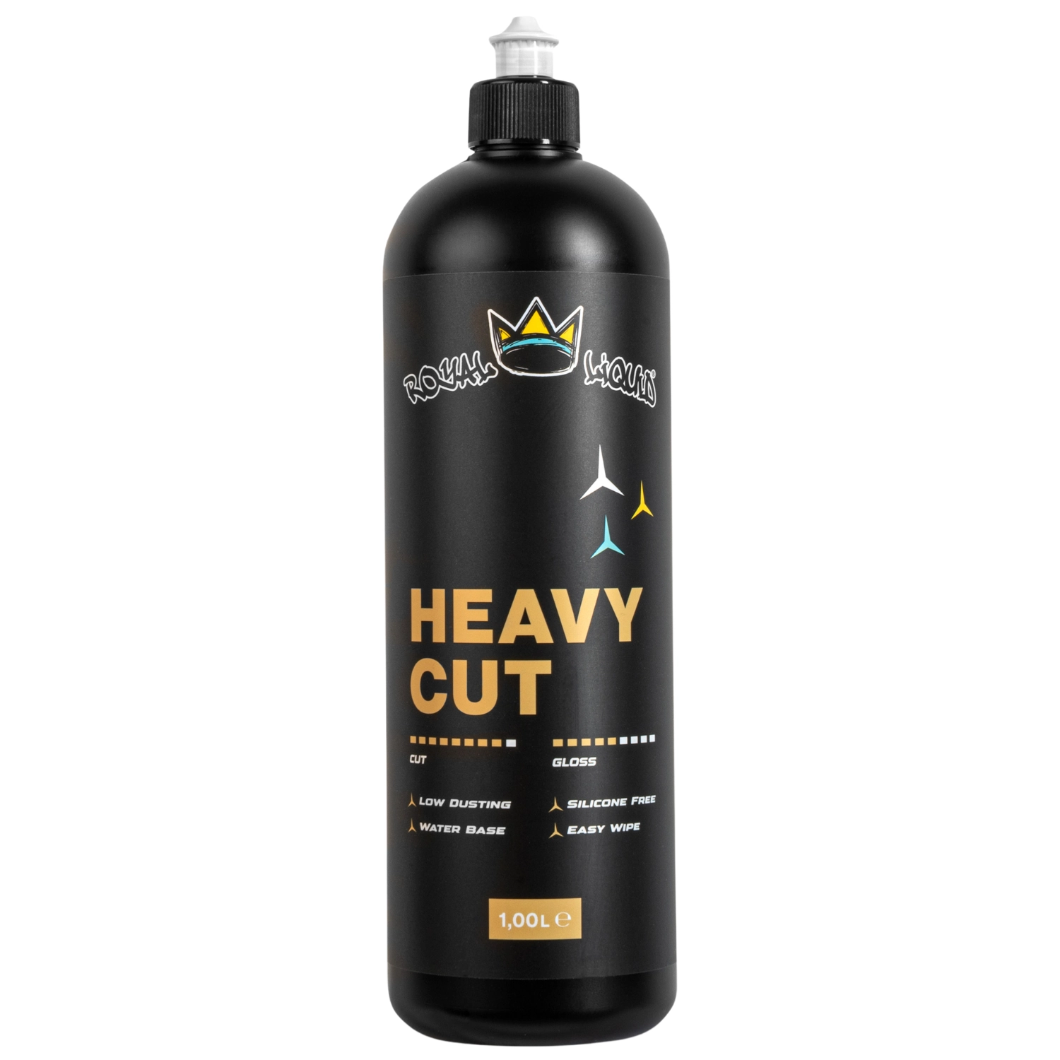 Royal Pads Heavy Cut Compound 1L water-based professional polishing compound for paint restoration