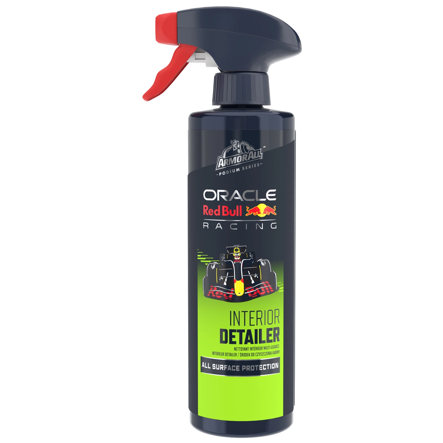 Amtra Interior Cleaner 500ml spray bottle with UV protection for car interiors