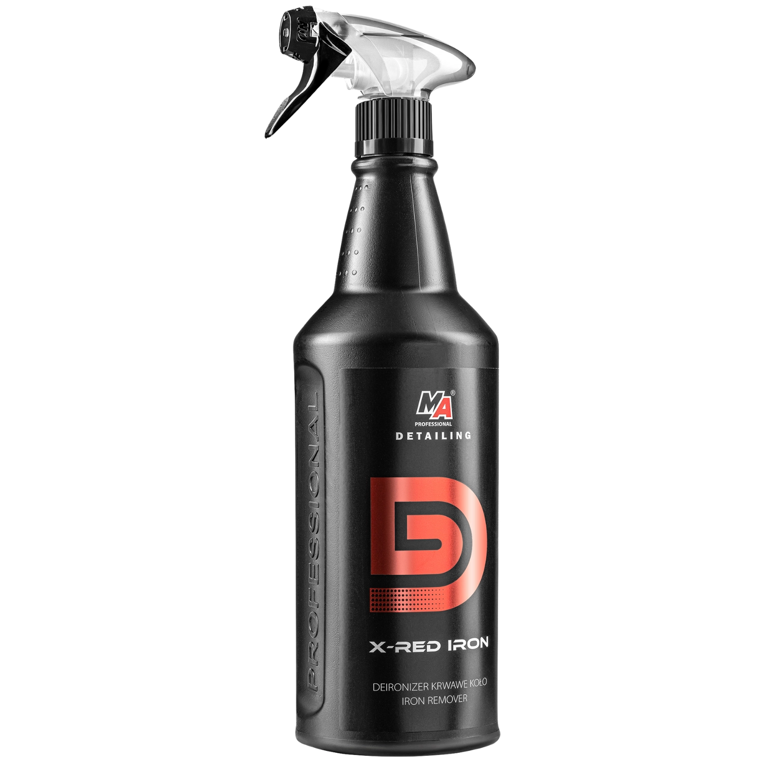 Iron Remover Gel 1L bottle with bleeding effect for cleaning wheels and paintwork