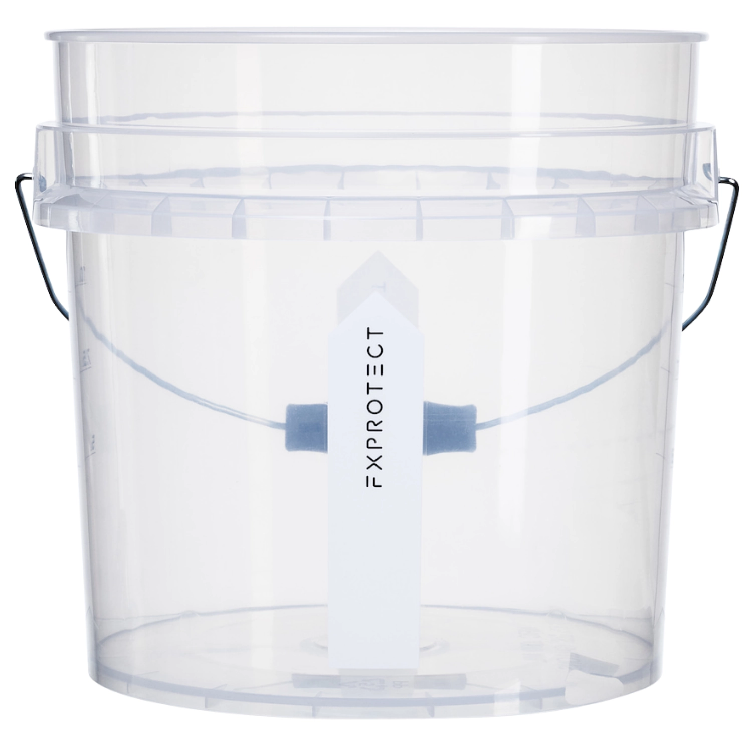 FX PROTECT Wash Bucket MINI transparent 16 litre with ergonomic design for professional car detailing