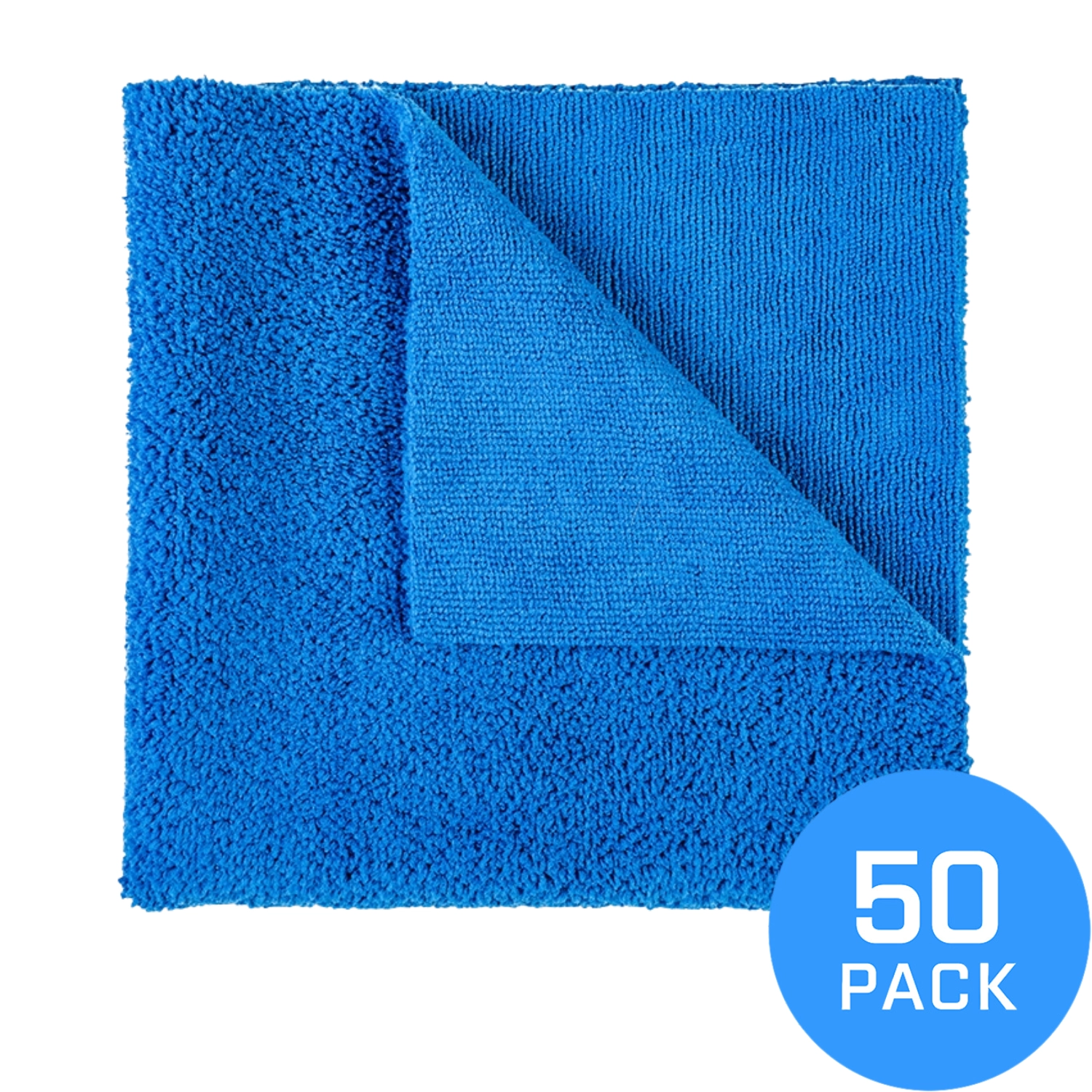 Microfibre towel dual-sided 40x40 cm in Mystic Blue from FX PROTECT, 350gsm Korean microfibre