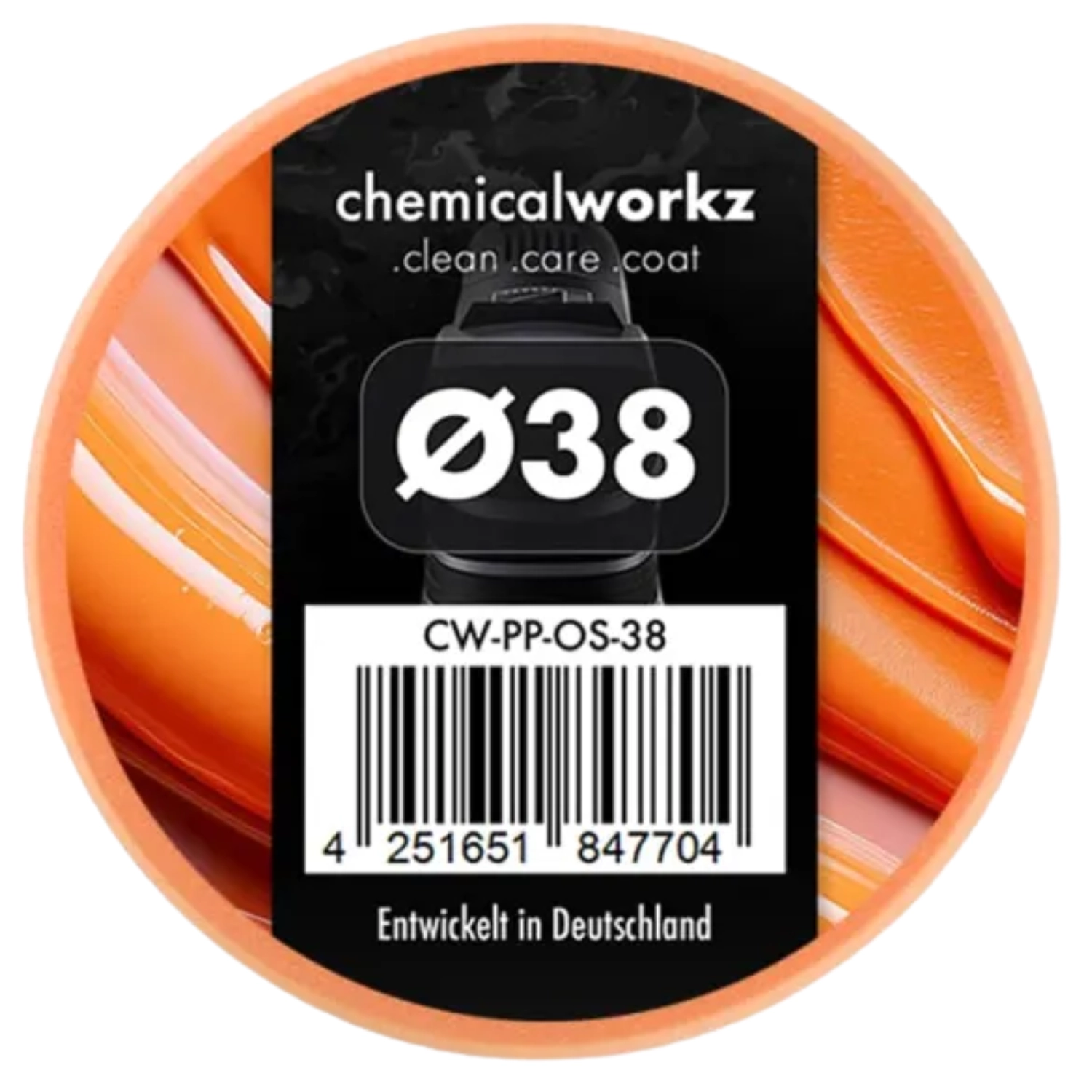 ChemicalWorkz Foam Pad 38 mm Medium for paint correction and gloss on DA polisher