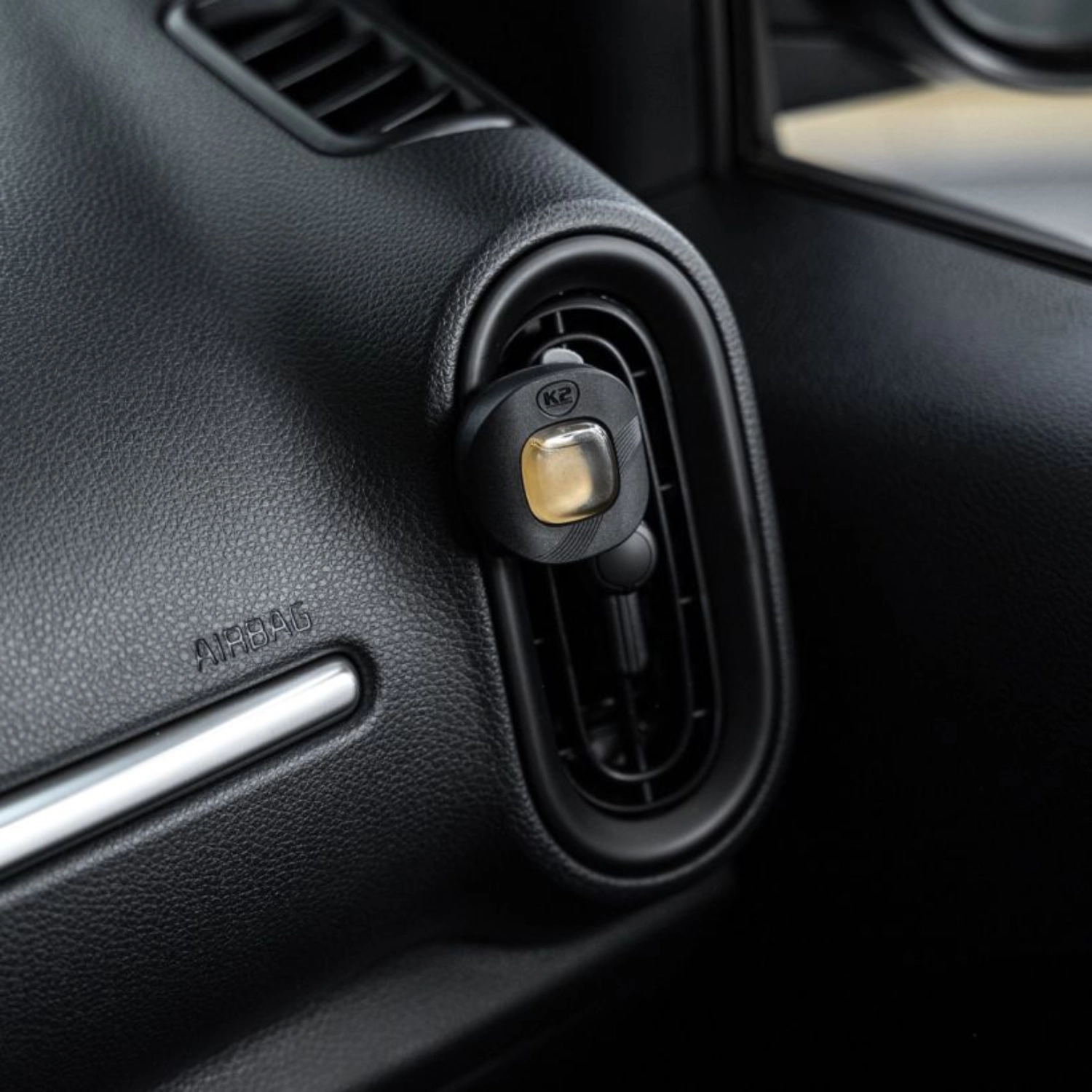 K2 Car Air Freshener Vent Clip model K2000211 with masculine scent and compact clip mount