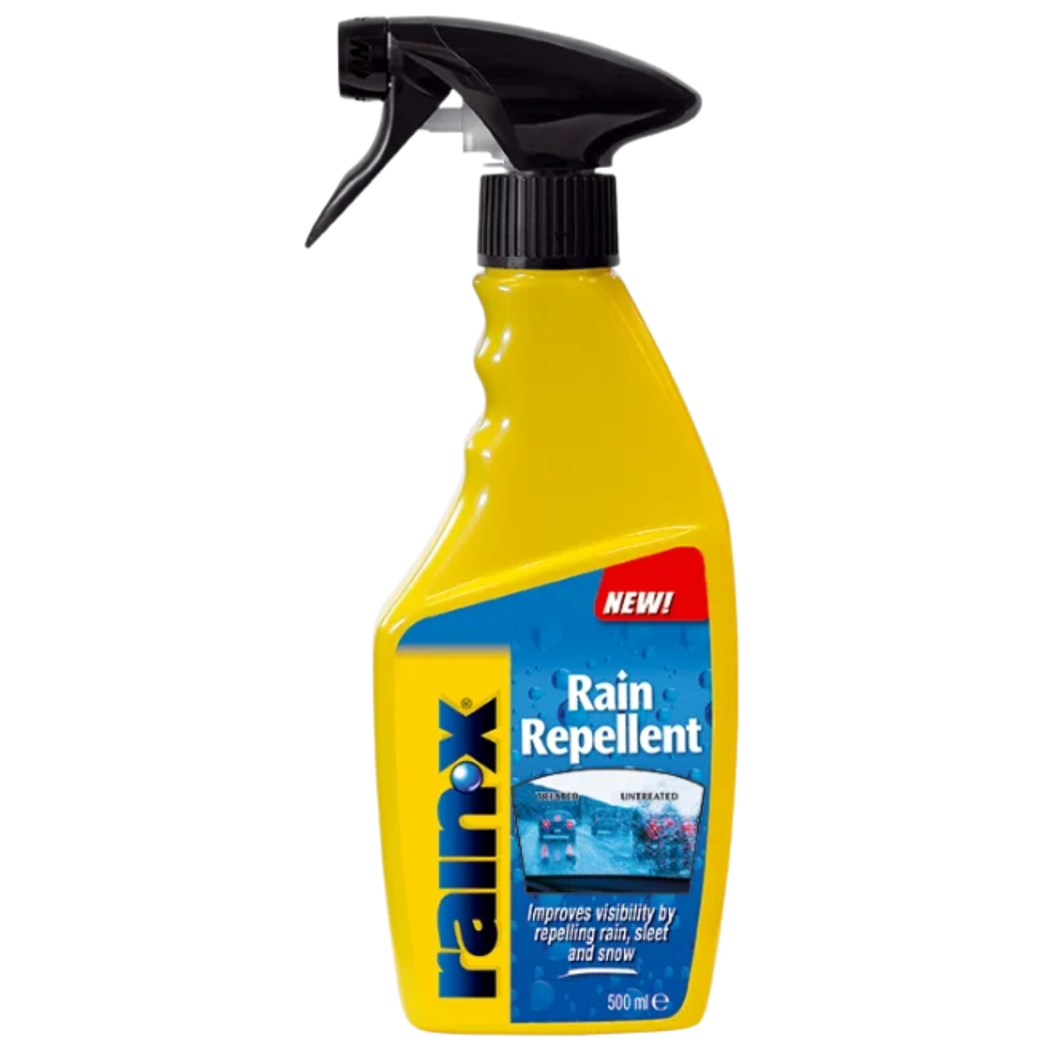 Rain-X Rain Repellent Spray hydrofob vattenavvisande sprayburk 500ml för bilrutor