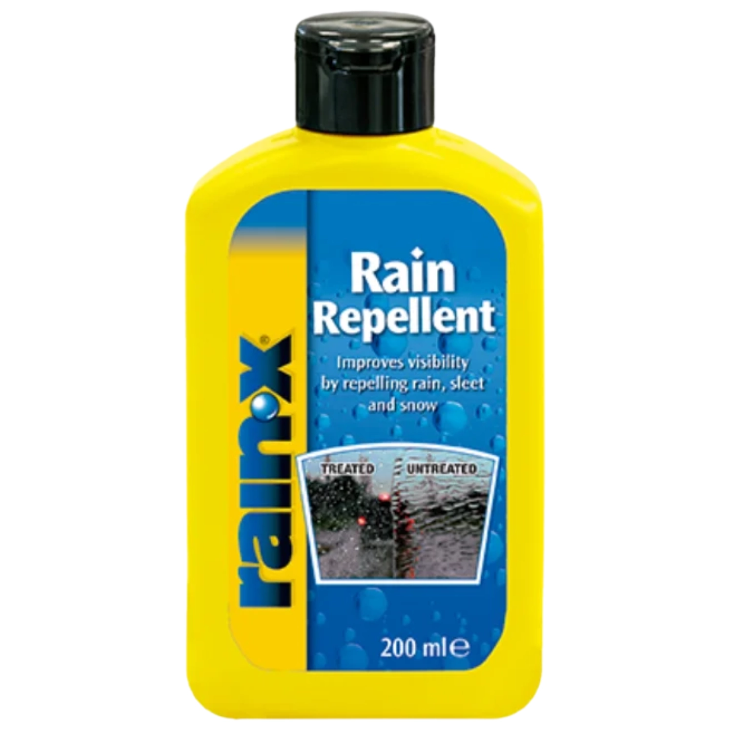 Rain-X Rain Repellent 200ml water-repellent glass treatment bottle with hydrophobic windscreen coating