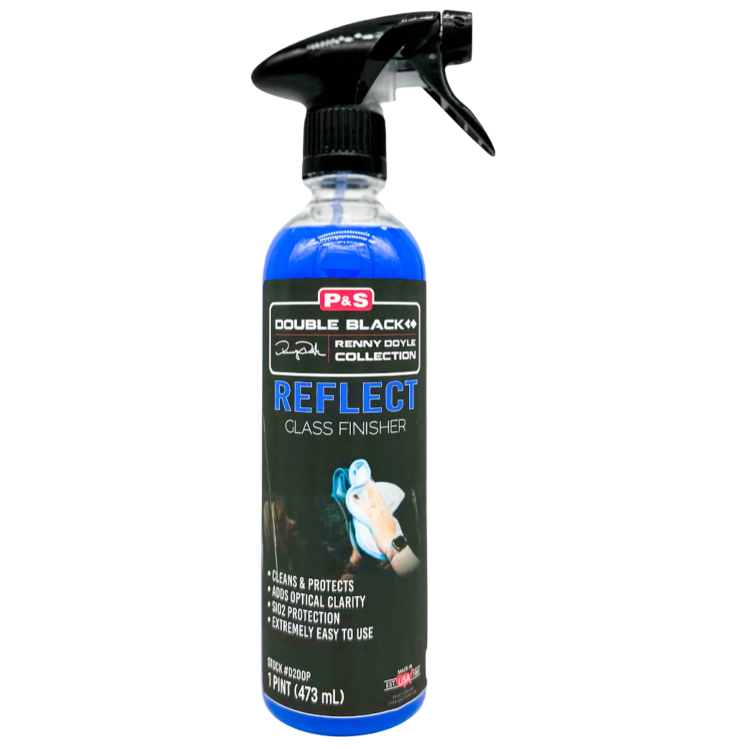 P&S Glassfinish hydrofobisk sealant 473ml flaska för lackförsegling och UV-skydd