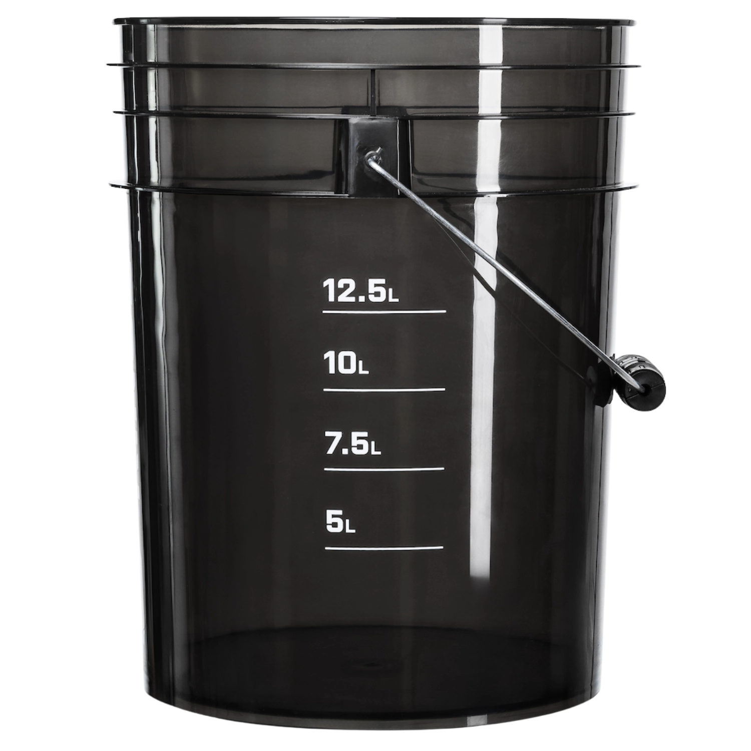 FX PROTECT Wash Bucket 20L black with ergonomic handle for professional car washing and detailing