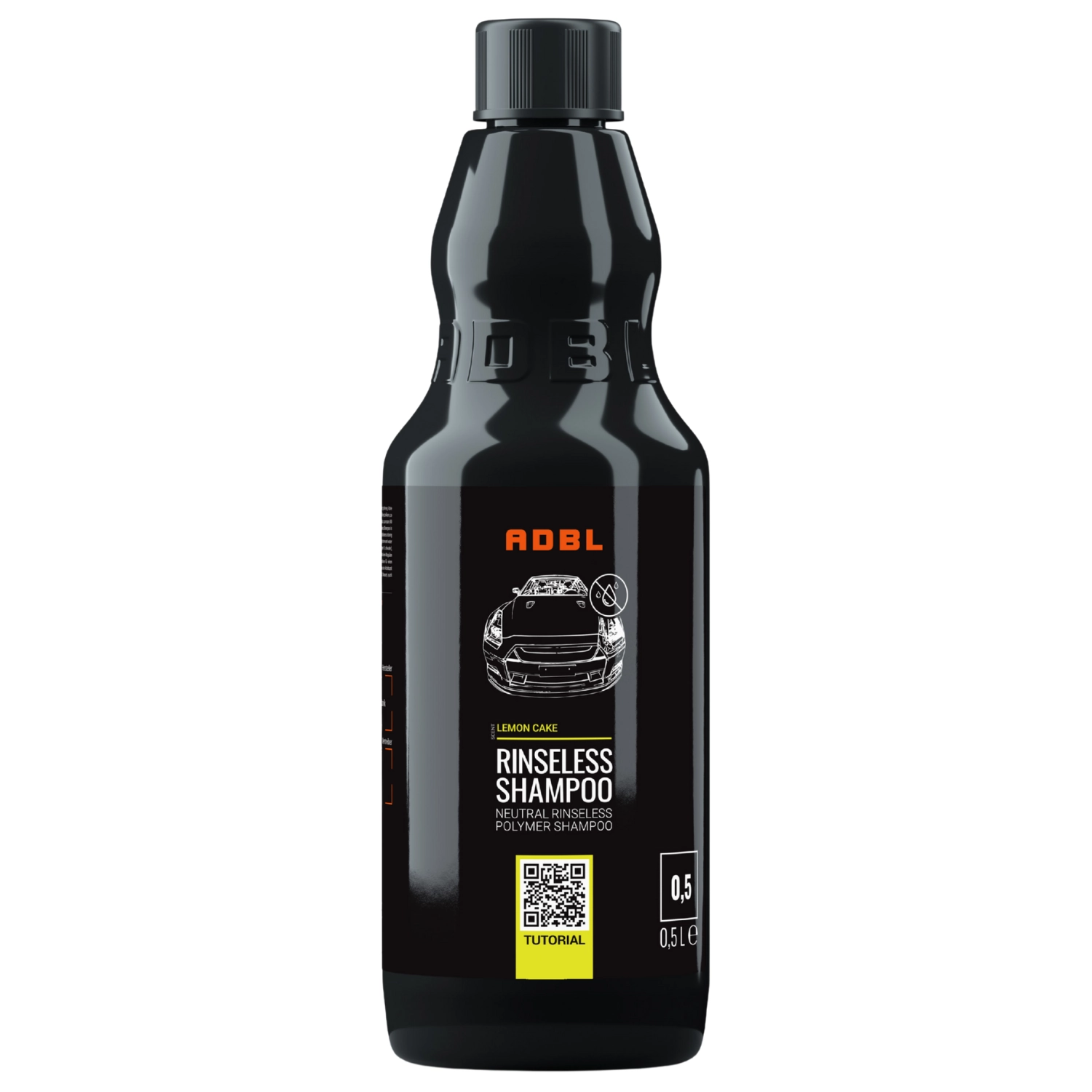 ADBL Rinseless Car Shampoo 500ml bottle with low-foaming formula for no-rinse car washing