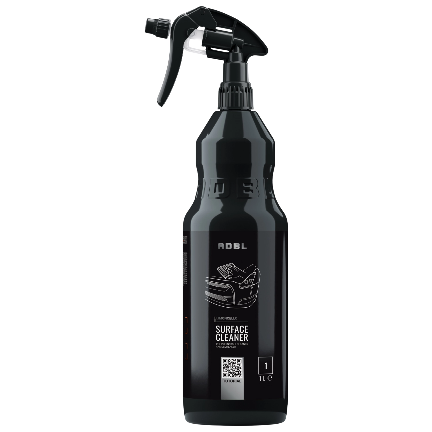 ADBL Degreaser 1L bottle for professional surface preparation and streak-free cleaning