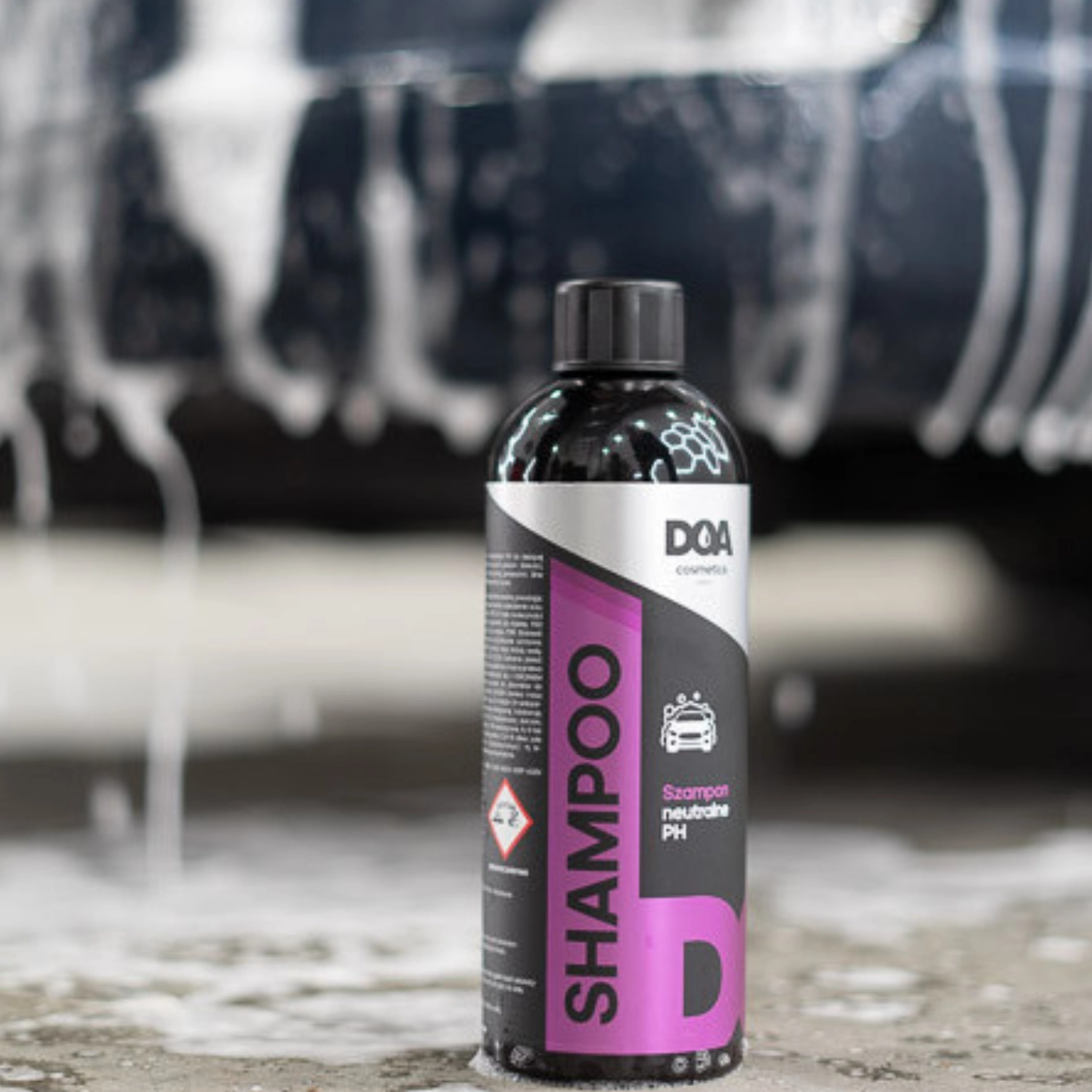 DOA Car Shampoo pH-Neutral Concentrate 500ml bottle for gentle car washing with Coating protection