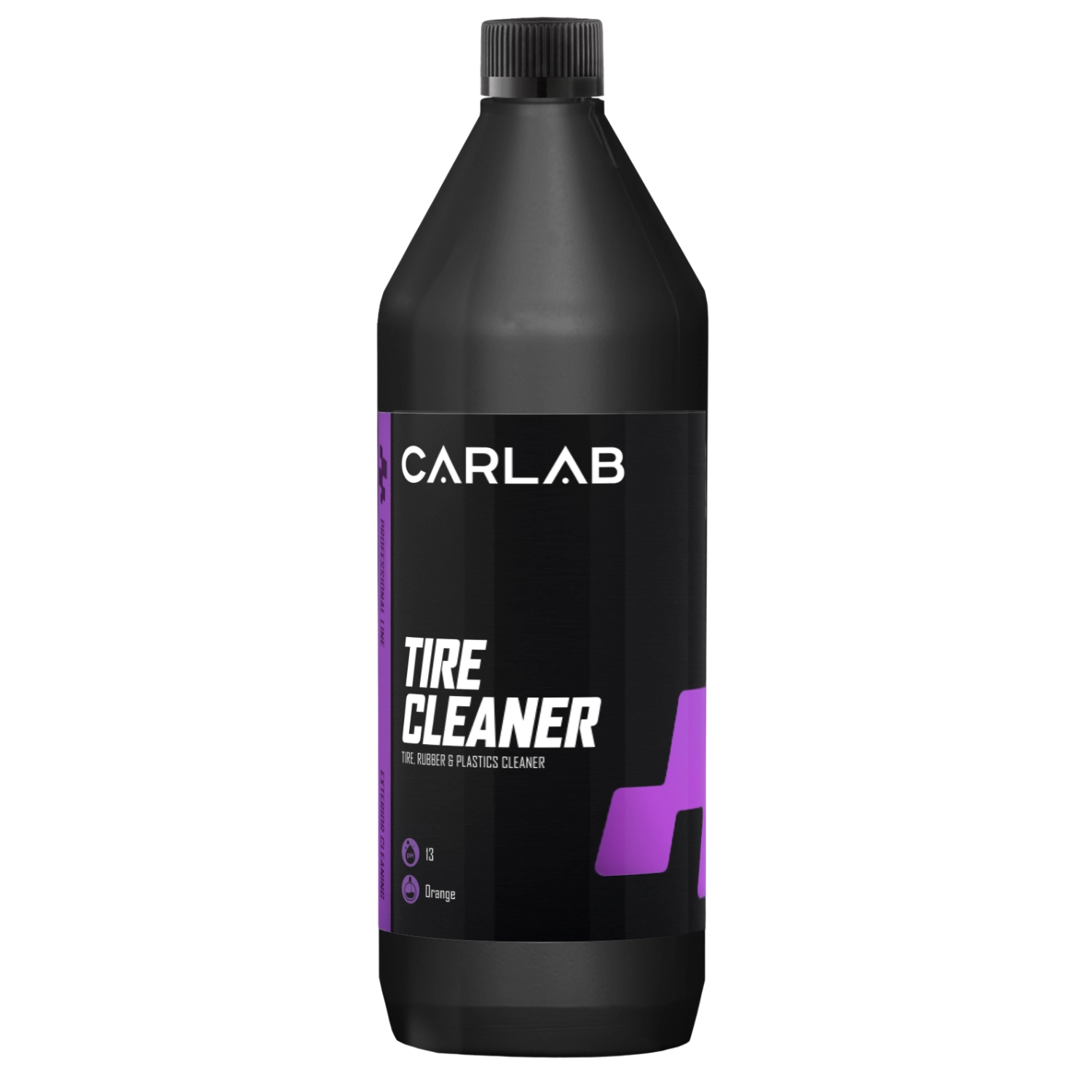 CarLab Tyre Cleaner Concentrate 1L bottle for professional cleaning of tyres and plastic trim