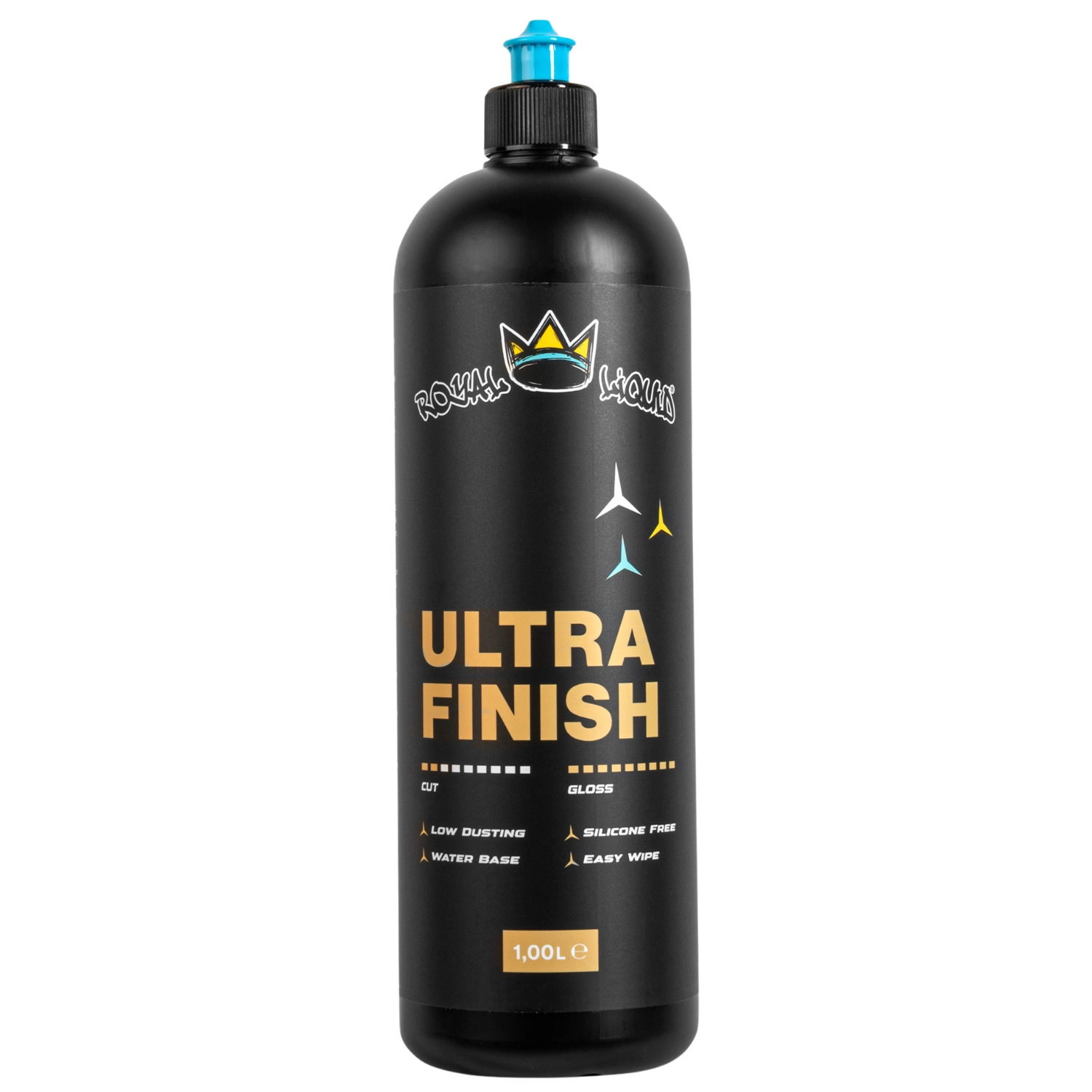 Royal Pads Ultra Finish Polish 1L bottle for final-stage polishing and hologram removal