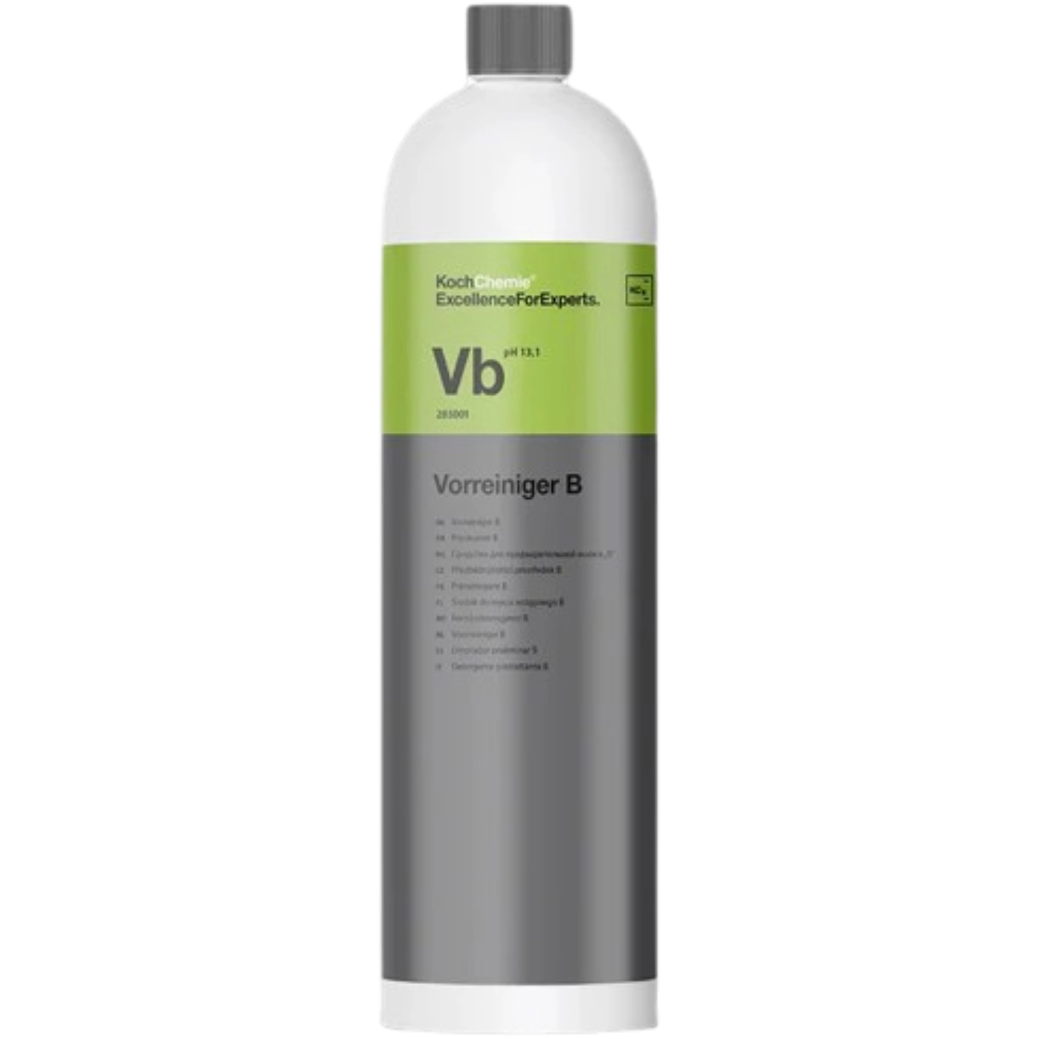 Koch Chemie VB Vorreiniger B alkaline pre-wash concentrate 1L bottle for professional car detailing
