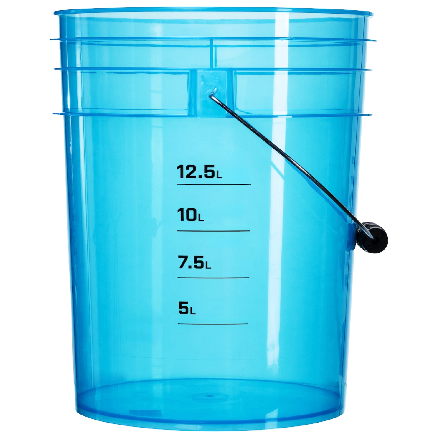 FX PROTECT Wash Bucket 20L transparent blue with ergonomic handle for detailing