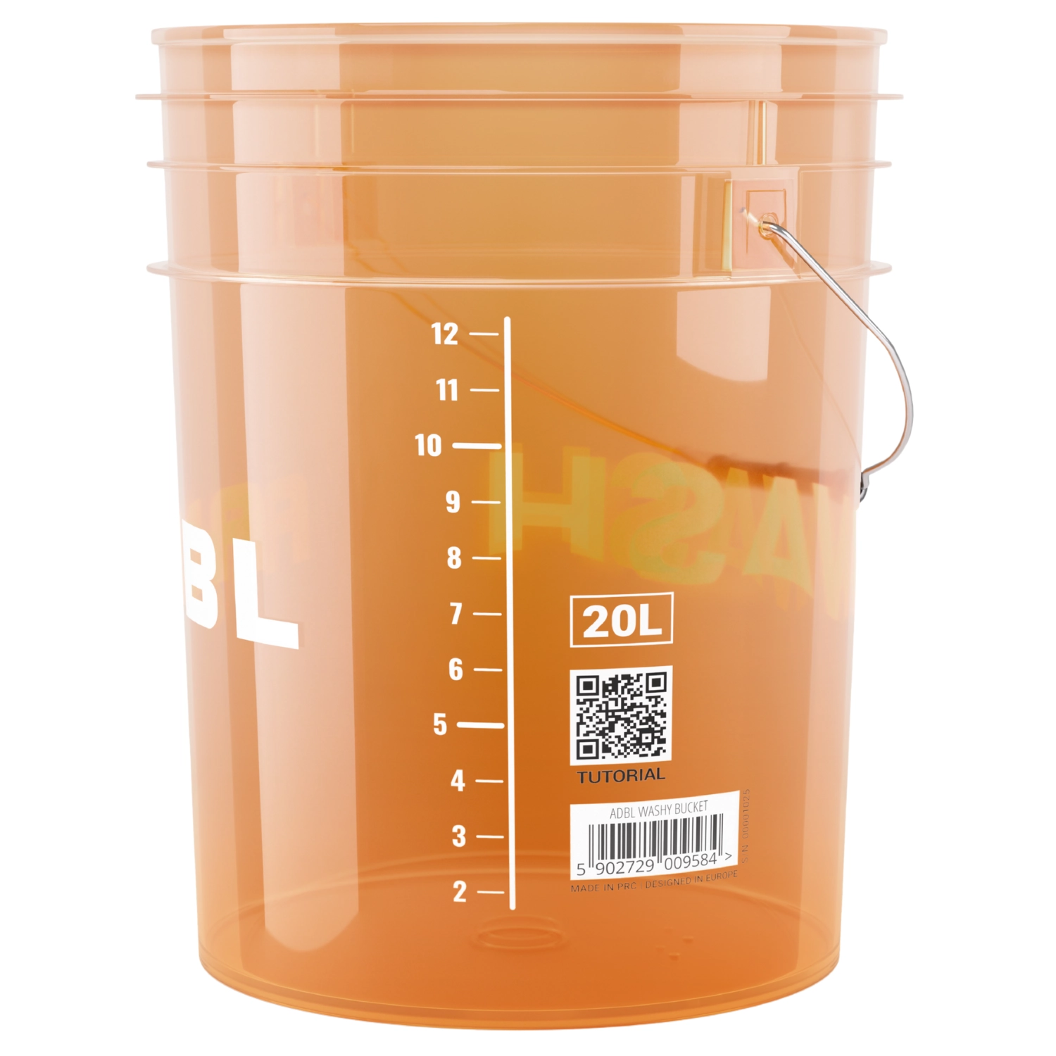 Monster Shine x ADBL wash bucket ADB000539 for safe car washing with ergonomic handle