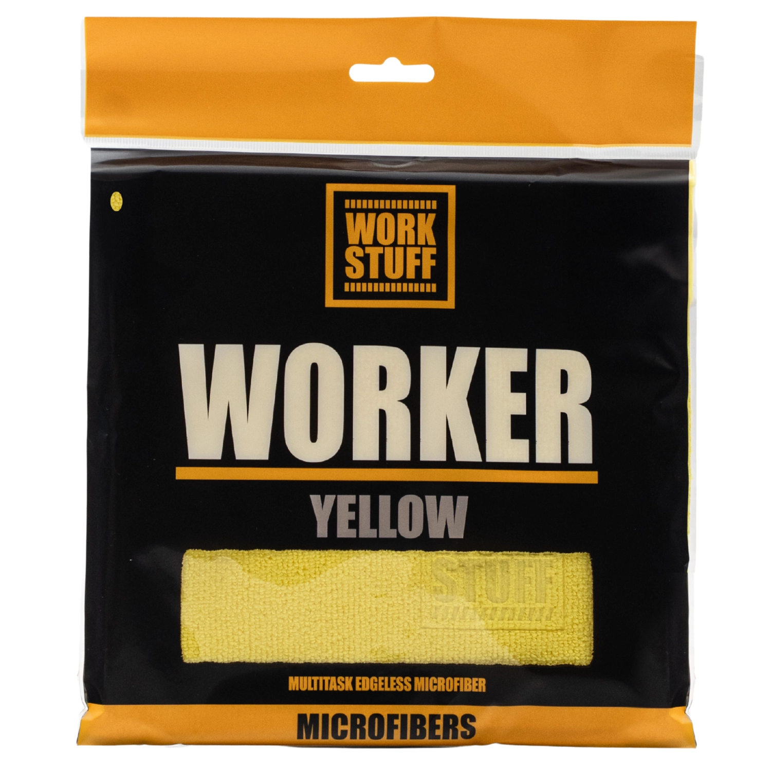 WORK STUFF Microfibre Cloth 40x40 cm, a soft and gentle cloth for detailing and paint care, minimising scratches.
