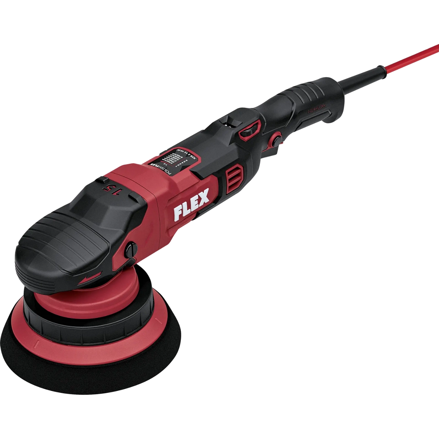 FLEX DA Polisher XFE 2-15 150 EC C with 1400W motor and 15mm throw for professional polishing