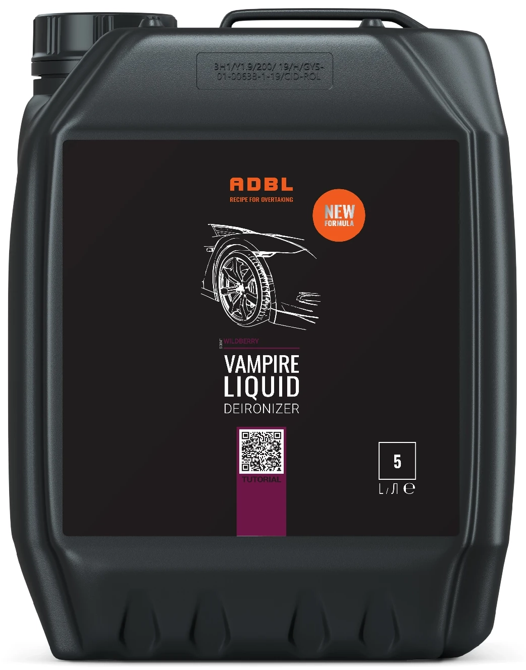 ADBL Vampire Liquid fälgrengöring 5L kanna för rengöring av lackerade och kromade fälgar