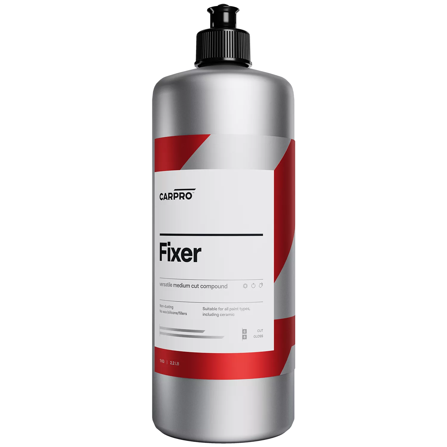 CarPro CQuartz One-Step Polish 1L bottle with nanotechnology for paint correction and defect removal
