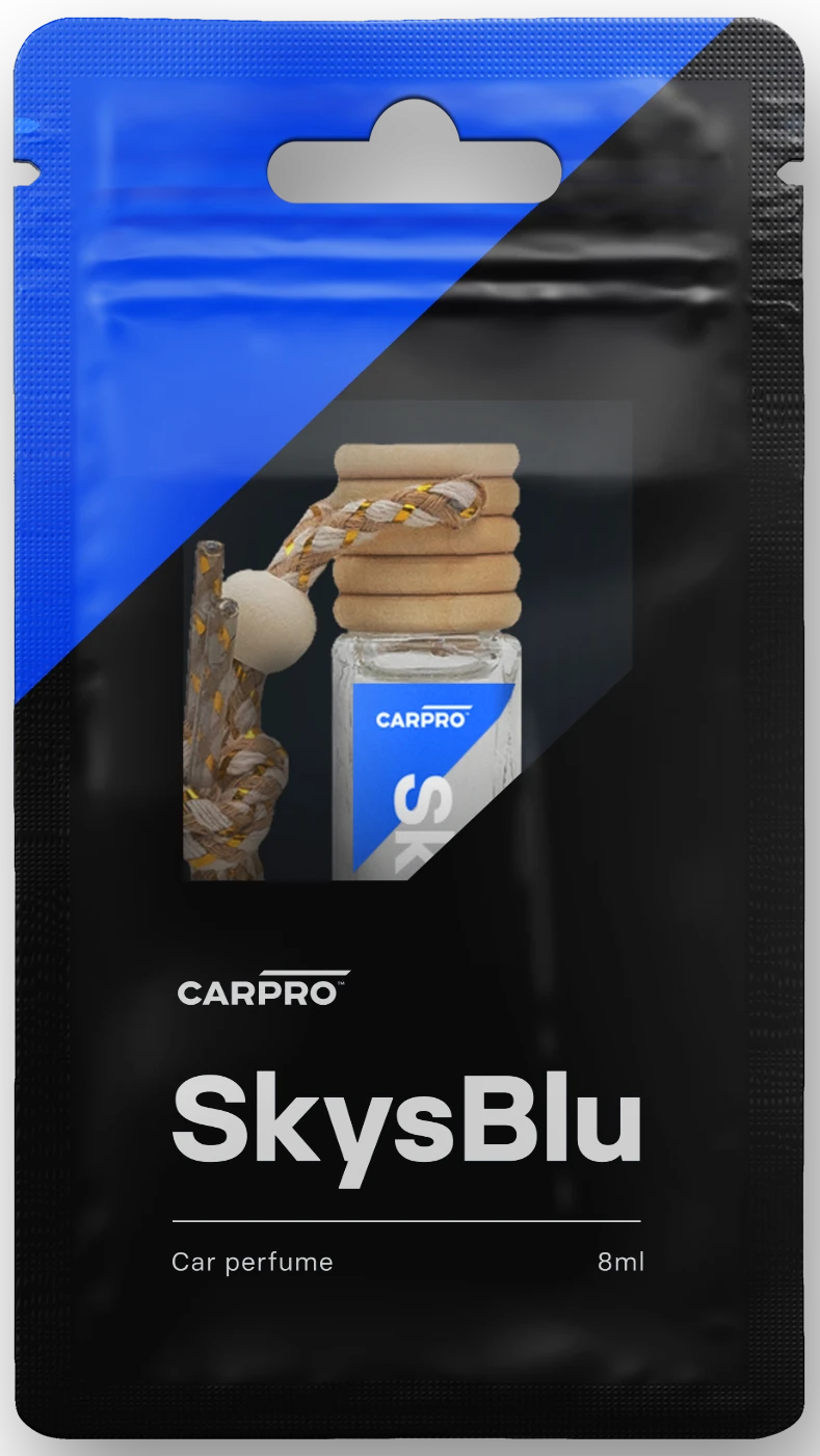 CarPro SkysBlu Car Perfume - zawieszka zapach samochodowy w butelce jak eraser 8ml