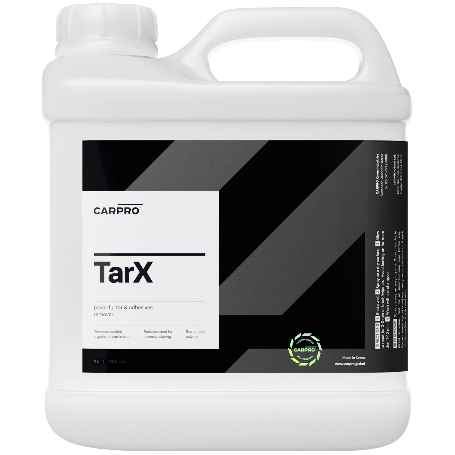 CarPro TarX skuteczny środek usuwa smoła żywica klej 4L