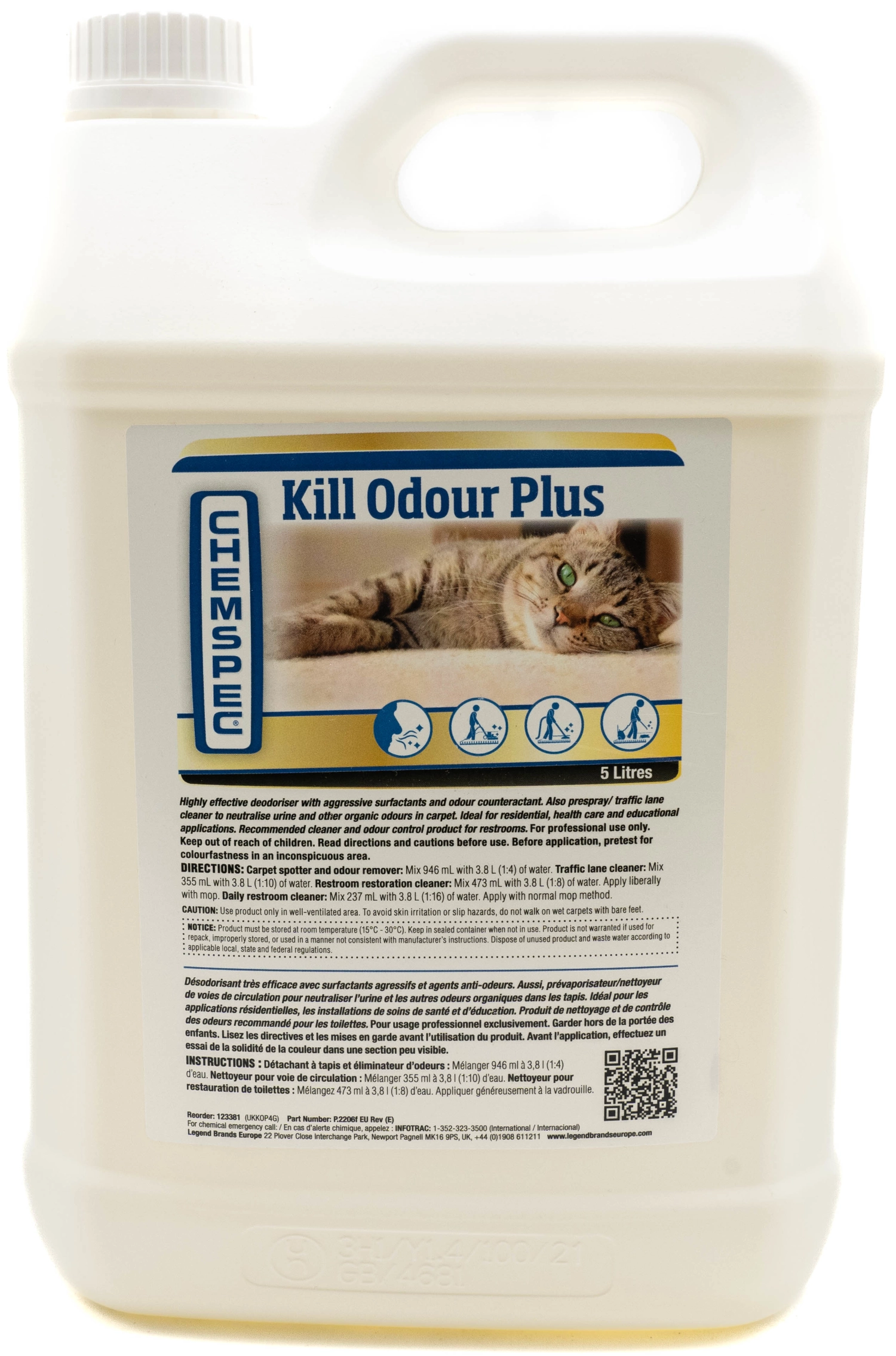 CHEMSPEC Kill Odor Plus - skuteczny neutralizator trudnych zapachów 5L