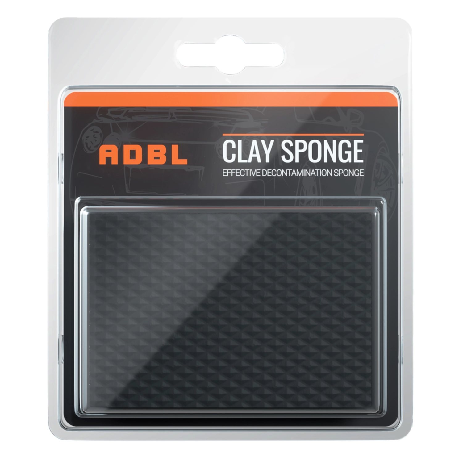 ADBL Clay Bar polymer block 8 x 6 x 3 cm for paint decontamination and pre-treatment