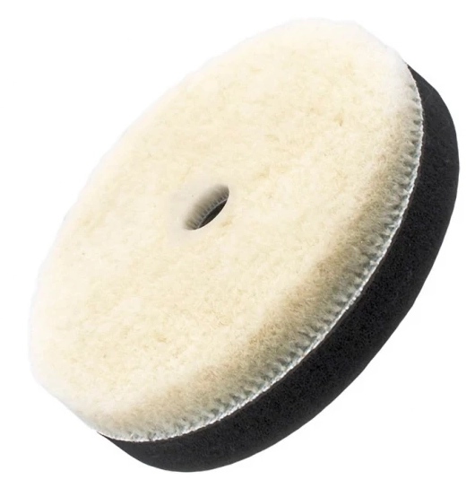 Flexipads PRO Wool pad polerski na rzep wełna na piance 80mm