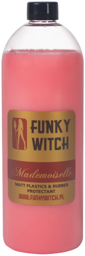 FUNKY WITCH Mademoiselle - matowy dressing do plastików wewnętrznych kokpitu gumy 1L