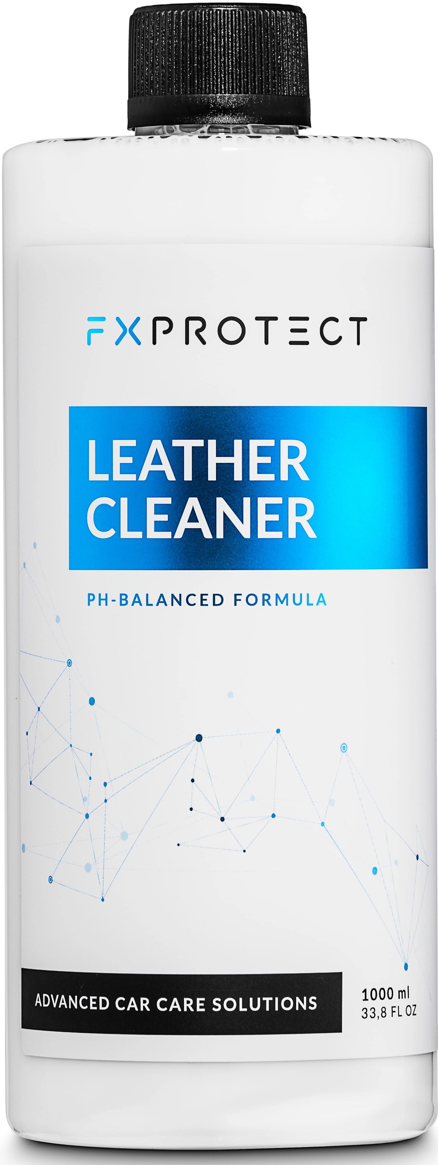 FX PROTECT Leather Cleaner 1L bottle for cleaning leather surfaces in vehicles