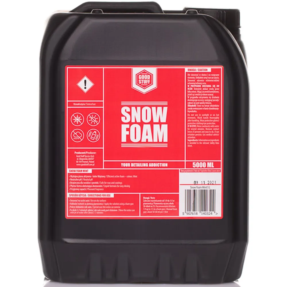 Good Stuff Snow Foam – piana aktywna o neutralnym pH, przyjemny zapach 5L
