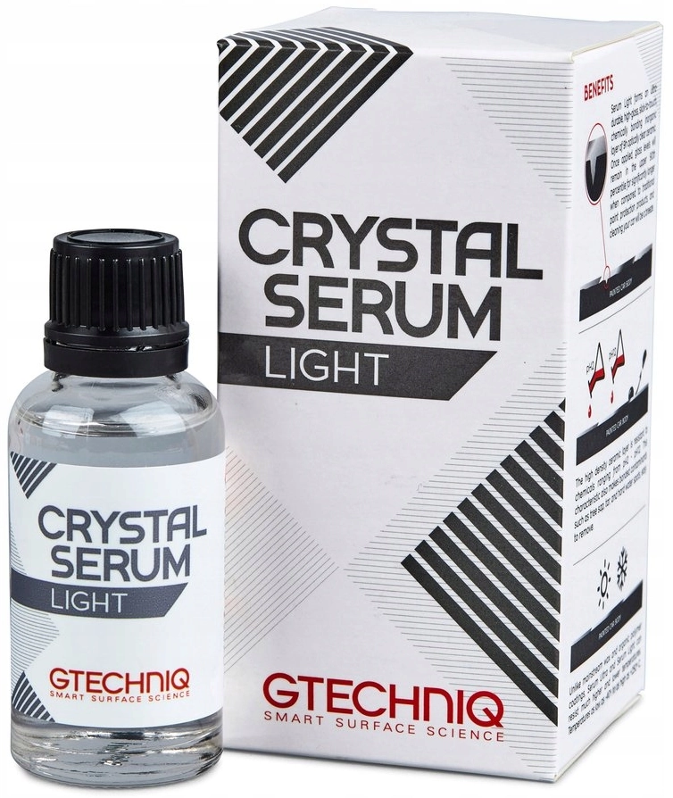 GTECHNIQ Crystal Serum Light - najtrwalsza powłoka zabezpieczająca chroniąca przed zarysowaniami 30 ml