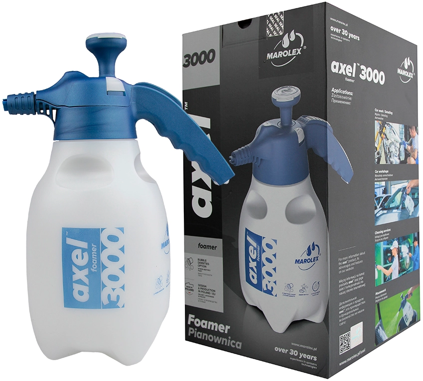 MAROLEX Axel 3000 - ręczna pianownica z 3 końcówkami poj. 3L