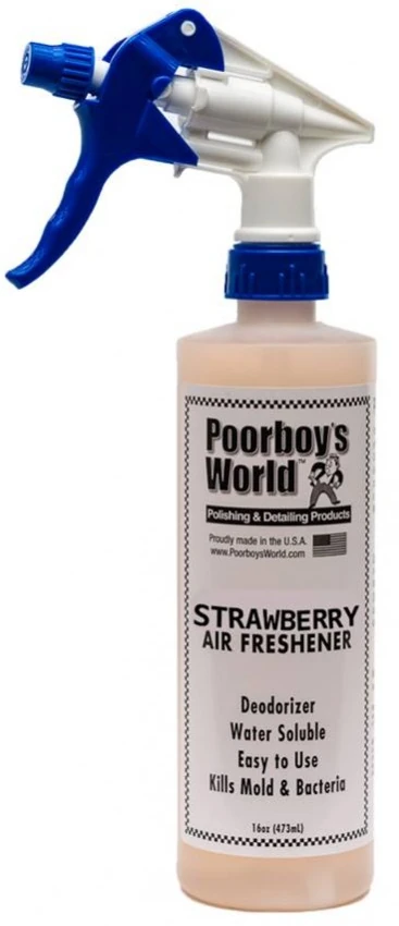 Poorboys World Strawberry - skuteczny neutralizator i odświeżacz truskawka 473ml