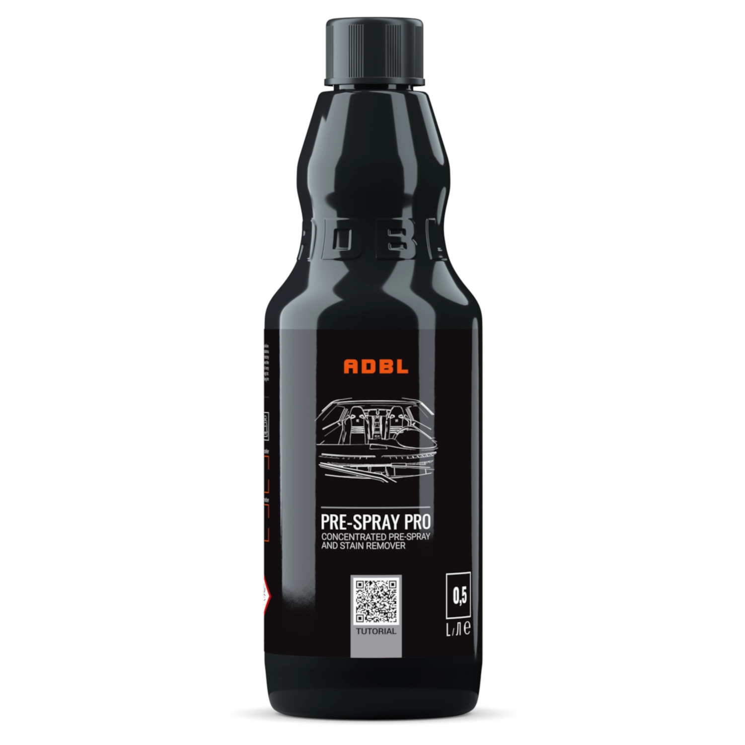 ADBL Förbehandlingsspray för Textilklädsel 500ml sprayflaska för textilrengöring