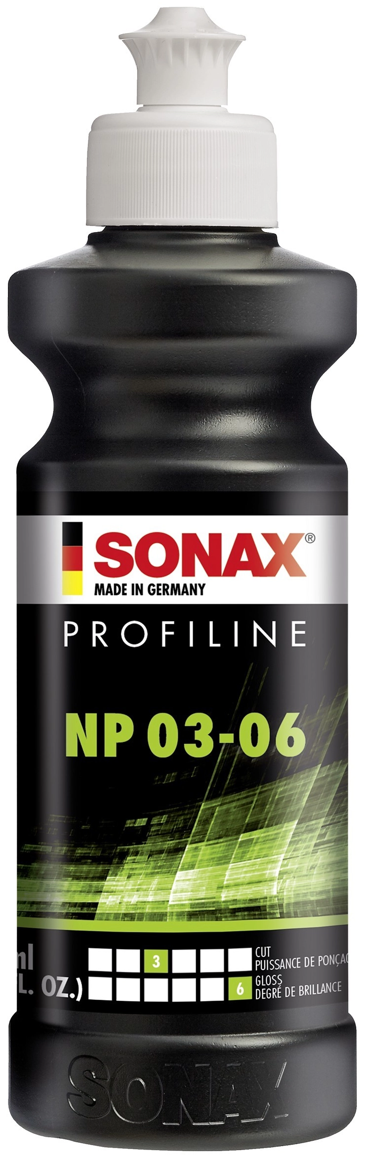 Sonax Profiline Compound Medium Polishing Paste 250ml silicone-free for DA polisher machines